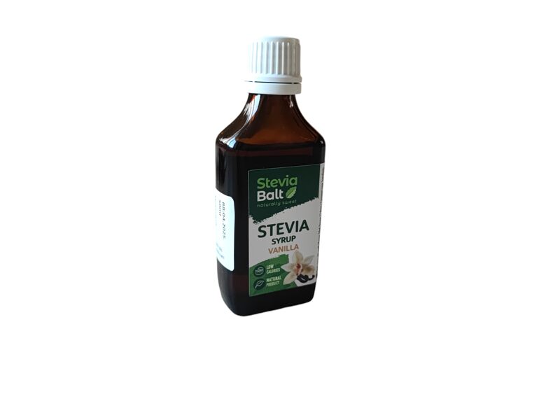 Stevia syrup with vanilla flavor 50ml